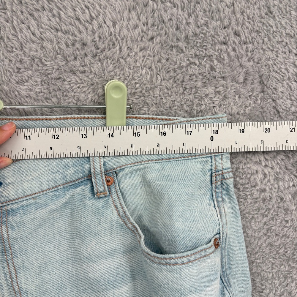 American Eagle Strigid Highest Rise Crossover Baggy Straight Jeans Size 18 Long - Picture 3 of 10